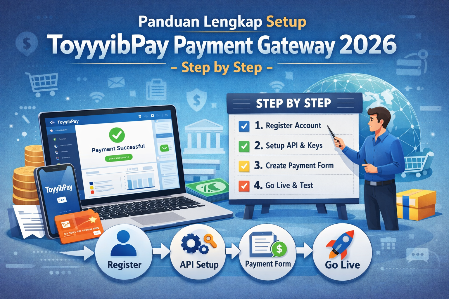 Panduan Lengkap Setup ToyyibPay Payment Gateway 2026 - Step by Step