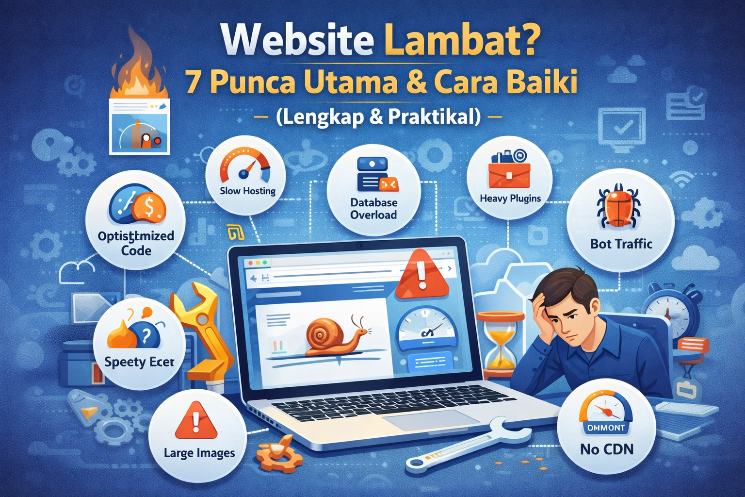 Website Lambat? 7 Punca Utama & Cara Baiki (Lengkap & Praktikal)