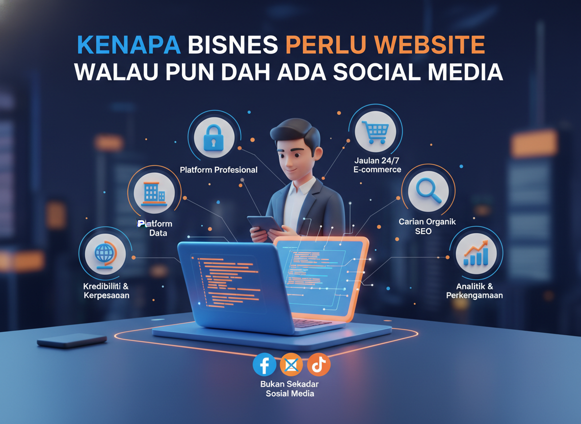 Kenapa Bisnes Perlu Website Walaupun Dah Ada Social Media